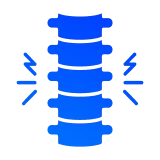 боль в шее или спине (выгнутая спина, нежелание двигаться)
