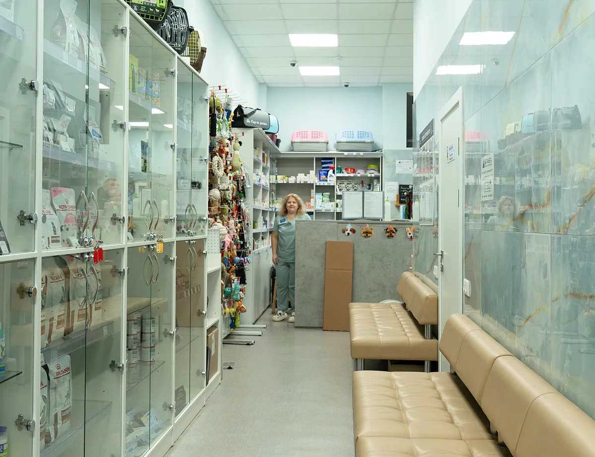 Ветаптека в ветеринарной  клинике